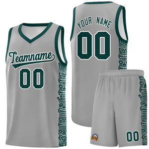Conjunto de pantalones cortos de Jersey de equipo personalizado OEM, uniformes de baloncesto de alta calidad, ropa deportiva informal personalizada, diseño de nombre estampado personalizado - Product Image 5