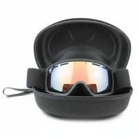 Étuis rigides en EVA pour lunettes de ski avec fermeture éclair personnalisée, de haute qualité, avec couleur et design sur mesure (19x11.2x9.5CM)