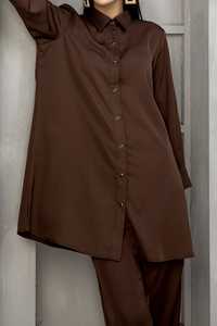 Vestido occidental Vintage informal de nuevo estilo para mujer, Floral estampado geométrico, hombro caído Irregular, teñido liso con Natural - Product Image 2