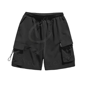 Shorts coupe-vent style streetwear sportif, tissu 100% polyester, homme, imperméable, séchage rapide, respirant, coupe ajustée, logo personnalisé - Product Image 5