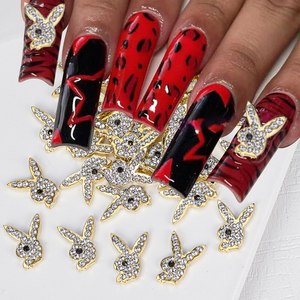 Luxe lapin diamant ongles breloques 3D dessin animé strass paillettes Zircon décorations <span class=keywords><strong>manucure</strong></span> approvisionnement - Product Image 4