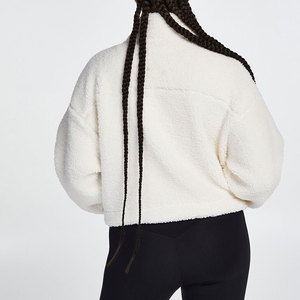 Street Wear <b>Top</b> <b>Classy</b> Look Women Sherpa Made Jacket New Wool Inner Winter Attire Outclass Look Women Sherpa Jacket - Product Image 3