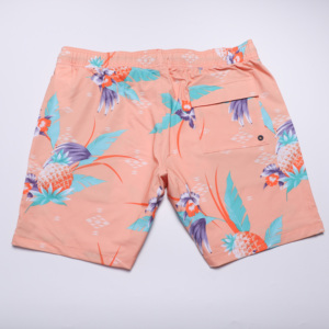 Short de bain pour homme à imprimé floral, séchage rapide, taille élastique, décontracté, avec poches - Product Image 5