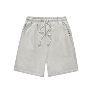 Online 2025 Custom <b>Men's</b> Acid Wash High Quality Heavyweight Blank Quick Dry Fashion <b>Vintage</b> Side Pocket <b>Shorts</b> For <b>mens</b> - Product Image 1