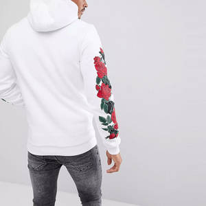 Sudadera con capucha informal para hombre con logotipo personalizado y bordado completo para el invierno-Precio razonable - Product Image 2