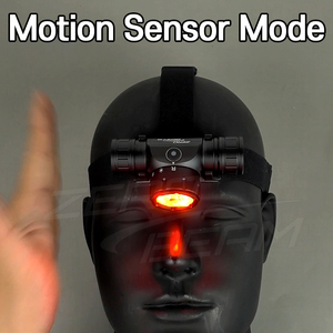 Linterna Frontal LED Ligera ZeroBeam H22, Recargable, con Sensor Infrarrojo, 2350 Lúmenes, USB C, Herramienta de Iluminación para Exteriores - Product Image 5