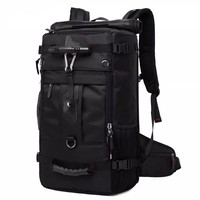 Sac à dos de montagne multifonctionnel 3-en-1 imperméable avec logo personnalisé pour hommes, randonnée en plein air, camping, voyage, OEM ODM