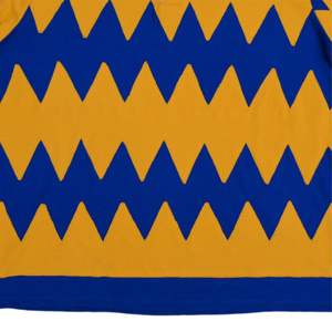 Custom Vintage Zigzag Stripe Rugby Polos Casual Sportswear Logo Organic University Camisa de manga larga para hombres-Amarillo - Product Image 5