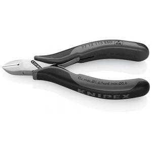 Cortador Diagonal Electrónico Knipex con Empuñaduras Multicomponente, Cabeza Redonda Pulida a Espejo, Tijeras y Cortadores ESD - Product Image 1