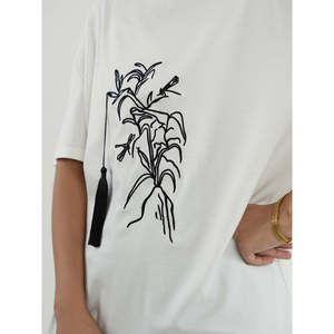 เสื้อยืดคิโตโก้ 100% ผ้าฝ้ายเจอร์ซีย์ ทรงปกติ รุ่นพื้นฐาน WC456 ดีไซน์ระบายอากาศได้ดี - Product Image 5