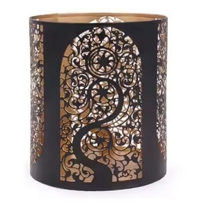 Soporte votivo de huracanes de metal para decoración navideña y del hogar Candelabros elegantes Linternas y tarros - Product Image 5