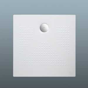 Receveur de douche en céramique antidérapant DENVER 3CM fin 90x90, motif uni, usage sanitaire - Product Image 1