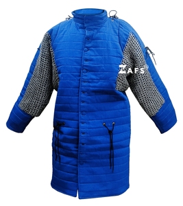 Gambesón Medieval con Armadura de Cota de Magas, Abrigo Acolchado de Manga Larga, Disfraz Hecho a Mano, Armadura Histórica, Precios al por Mayor - Product Image 1