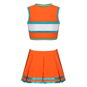 100% mejor calidad personalizado Cheer líder baile uniforme 2024 niñas animadora uniformes en sake - Product Image 4