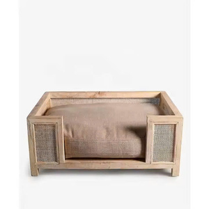 เตียงสัตว์เลี้ยงทำมือในเวียดนามเตียงสัตว์เลี้ยงหวายสำหรับแมวและสุนัขเตียงลายสัตว์ขายดีส่งตรงขายส่ง - Product Image 2