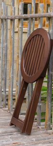 Adjustable Portable Foldable Teak <b>Wood</b> Outdoor <b>Stool</b> - Product Image 5