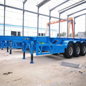 40ft xương <span class=keywords><strong>container</strong></span> Truck <span class=keywords><strong>Trailer</strong></span> cho bán - Product Image 4