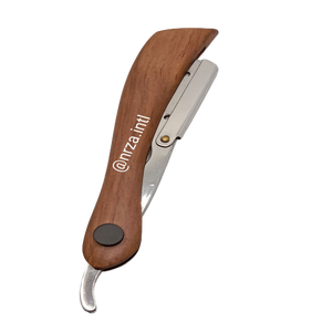 Logo personnalisé non jetable rasoir à cheveux en acier inoxydable à lame unique manche en acier inoxydable pour hommes visage/bikini/corps/aisselles - Product Image 2