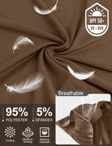 Sweat-shirt de musculation d'automne de couleur unie marron, manches longues, coupe régulière, trou pour le pouce, écologique, salle de sport - Product Image 4