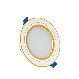 Focos empotrables LED minimalistas modernos con borde dorado Moldeado de aluminio IP20 Cob Chip Fabricante de Vietnam-Buen precio Ajustable Fijo - Product Image 1