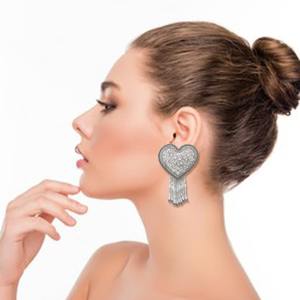 Pendientes Colgantes de Macramé Ajustables, Cuentas de Turquesa de Algodón, Pequeñas Perlas Chapadas en Oro, Piedra Principal Hecha a Mano, Forma Ovalada Ligera - Product Image 4