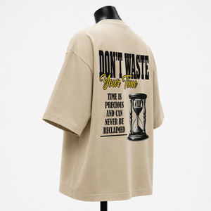 เสื้อยืดโอเวอร์ไซส์ผ้าฝ้ายพรีเมียม สตรีทแวร์ ลายกราฟิกสั่งทำพิเศษ ทรงหลวม สไตล์คนเมือง สำหรับผู้ชาย - Product Image 5