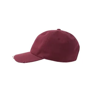 Sustainable Destroyed Dad Hat Promotional Merchandising <b>Cap</b> - Product Image 6