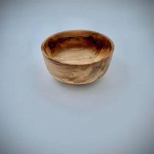 Tazón de madera de arce ecológico hecho a mano técnica pulida - Product Image 1