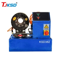 Outil de sertissage de manchons de tuyau de 1/4 à 1,5 pouces Dx68 Presse hydraulique pour tuyaux en caoutchouc avec 8 matrices gratuites Machine à sertir les tuyaux
