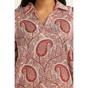 Camisa Chambray con estampado Melody en gasa WGK-CMS-DP-2642 - Product Image 4