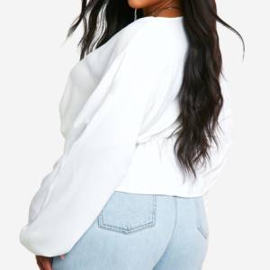 Chemisiers et chemises pour femmes grande taille en coton respirant, motif écossais automne, design anti-plis, écologiques, style hip-hop, boutonnés - Product Image 3