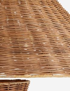 Lámpara de pie de ratán tejida a mano sostenible, superventas, con cuerpo decorativo tallado, iluminación artesanal para decoración interior al por mayor - Product Image 3