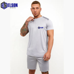 2025 dernier nouveau Style à la mode conception personnalisée de haute qualité grande taille hommes T-shirts et Shorts Gym plaine surdimensionné ensemble de shorts - Product Image 4