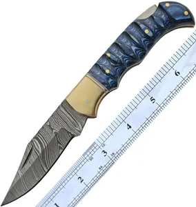وصل حديثًا سكين جيب خشبي بأحدث تصميم رخيص مع علبة جلدية جميلة