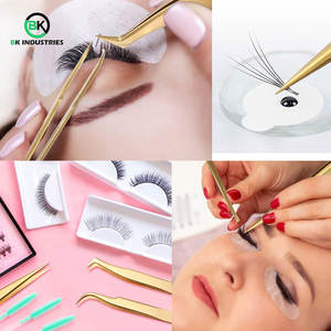 Pinzas de Precisión para Pestañas de Volumen, Pinzas Curvas para una Fácil Aplicación de Pestañas - Product Image 6