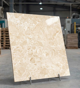Azulejos de Porcelana Pulidos Breccia Beige con Acabado Brillante, 600*600 mm, 8 mm de Grosor, para Paredes Interiores, Pisos, Baños y Almacenes - Product Image 1
