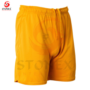 Pantalones cortos de béisbol de malla doble lisos retro con estampado personalizado para hombre - Product Image 2