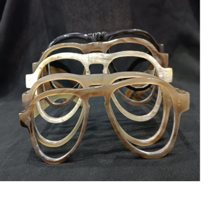 Gafas de cuerno de búhos para óptica y montura, de color negro, marcos elegantes - Product Image 6