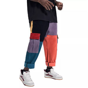 กางเกงผ้าลูกฟูกสำหรับผู้ชายกางเกงแนวสตรีทสวมใส่ในเมืองกางเกงฮิปฮอป - Product Image 1