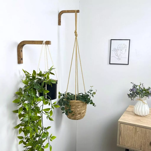 Bulk Hanging <b>Rattan</b> <b>Plant</b> Basket Handmade Boho Decor Planter for Balcony, Patio, or Interior <b>Plant</b> Styling from Vietnam - Product Image 1