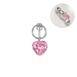 Gaby Jewelry <span class=keywords><strong>Piercing</strong></span> VCH en acier inoxydable 316L avec pierre décorative, forme de poignée de porte - Product Image 4