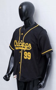 Fabricante al por mayor bordado juvenil cosido cuello en V Ángeles frente trasero bordado hombres liso béisbol Jersey uniforme camisas - Product Image 2