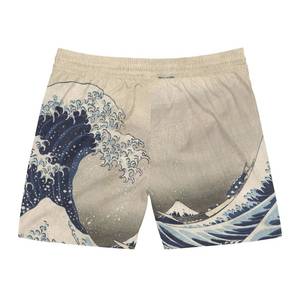 Custom Sublimation Jogging Shorts for Men Casual Cotton Mid-Length Breathable Shorts OEM Service - Product Image 4