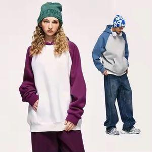 Sudadera con Capucha Personalizada para Adolescentes, Tejida, Bordada, 440g, Algodón, Otoño, Deportiva, con Estampado, Manga Abullonada, Estilo Inglés - Product Image 4