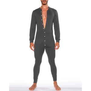 Polaire respirante grande taille 2025 hommes Logo personnalisé vêtements de nuit pyjama Onesie vêtements de nuit hôtel OEM unisexe - Product Image 6