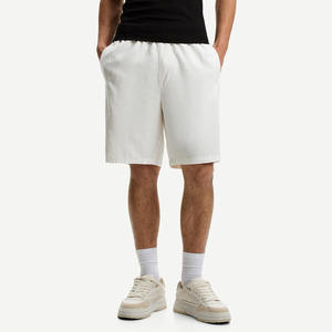 Trajes de verano para hombre, conjunto holgado de rayas verticales, pantalones cortos de manga corta, Conjunto de camiseta de manga corta informal para hombre - Product Image 6