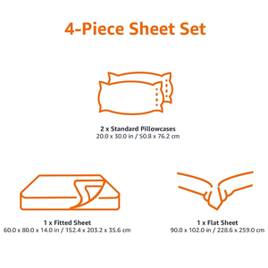 Parures de lit sur mesure en gros pour lits Queen et King, en coton tricoté/polyester, draps imprimés, 3 pièces, 4 pièces, housse de couette unie teinte - Product Image 5