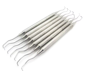 ชุดวางแผนรากฟันปริทันต์7ชิ้นเครื่องมือขูดหินปูน Hu-friedy sickle Scaler - Product Image 4