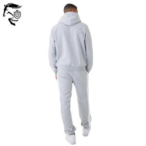 Chándal con capucha para hombre, jersey de trabajo de panel de gran tamaño con bordado, forro polar de algodón GSM de peso pesado, alta calidad con logotipo - Product Image 2