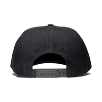 Casquettes de golf OEM ODM structurées à 5 panneaux, imperméables, haute performance laser, profil moyen légèrement incurvé, personnalisables, vierges, avec cordon